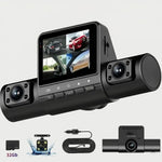 4 Lens Dash Cam 1080P Full HD 360 Degree View Car DVR 3.16 Inch IPS Screen Night Vision G Sensor Loop Recording Parking Monitor Wide Angle Laptop Connection Dashboard Camera for Complete Interior Exterior Safety Professional