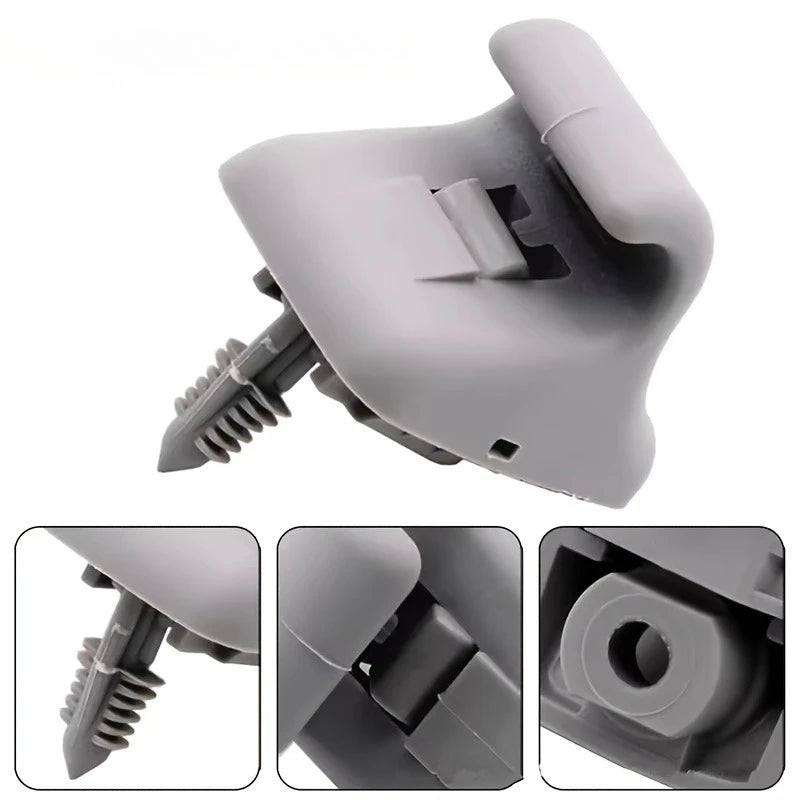 2Pcs Sun Visor Clip Repair Reliable Car Visor Sunshade Holder Mounting Clip Replacement Accessory Car Sunshade Accessories