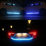 1pc Dynamic meteor Led Car Hood Lights Strip Universal Engine Hood Guide Decorative Ligh detail view