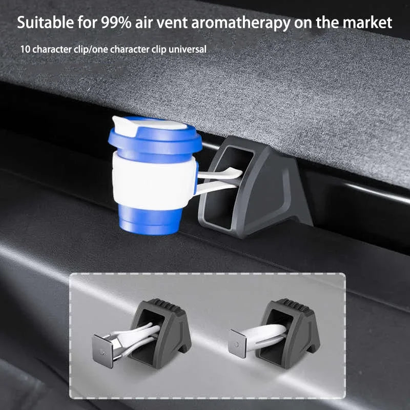 2025 Launch For Tesla MODEL 3 Highland Y Silicone Car Air Vent Air Freshener Adapter Air Outlet Aromatherapy Fragrance Clip