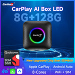 CarlinKit Android 13 SDM660 6225 CarPlay Ai Box LED 8-Cores Wireless Android Auto& CarPlay Car USB A