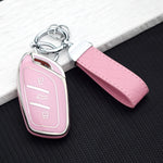 Soft TPU Car Key Case Cover Fob For MG ZS EV MG4 HS EHS MG5 MG6 MG3 MG7 GT ZX For Roewe detail view