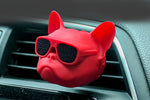 Creative Bulldog Car Freshener | Fun Air Scent Gift Box for Auto Interior detail view
