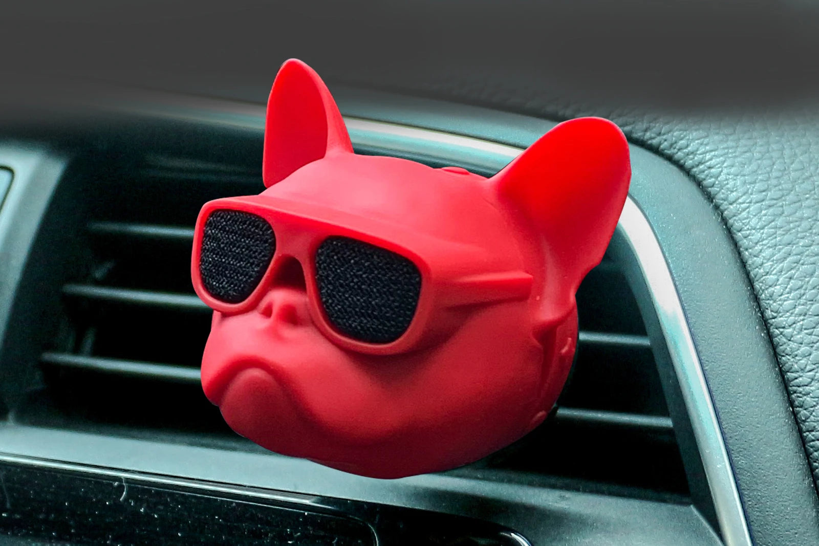 Creative Bulldog Car Freshener | Fun Air Scent Gift Box for Auto Interior detail view