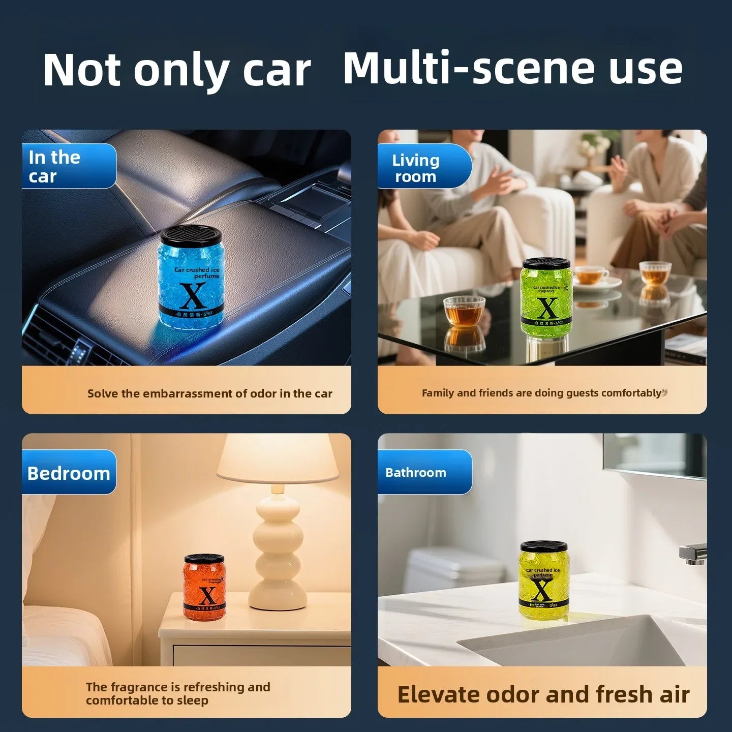 1pc Solid Air Freshener Long-Lasting Fragrance | Car, Home & Kitchen Deodorizer additional angle