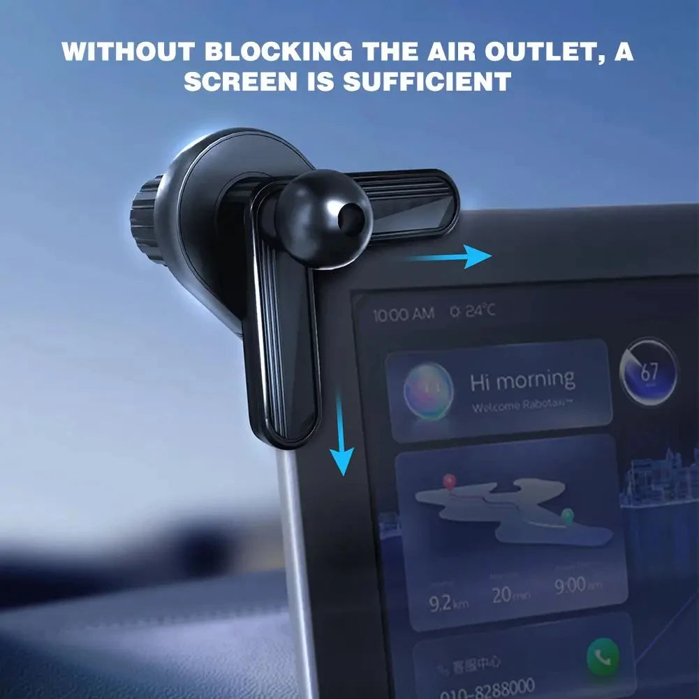 Mobile Phone Holder Base for Car Display Screen | Universal 17mm Ball Head GPS Bracke lifestyle view