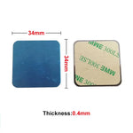 JCD 10PCS Metal Plate Sticker Disk for Magnetic Car Phone Holder | Universal Iron S additional angle