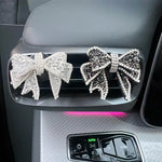Car Perfume Clip Bow Air Outlet Decorations Car Air Conditioner Air Vent Interior Decoration Accesso