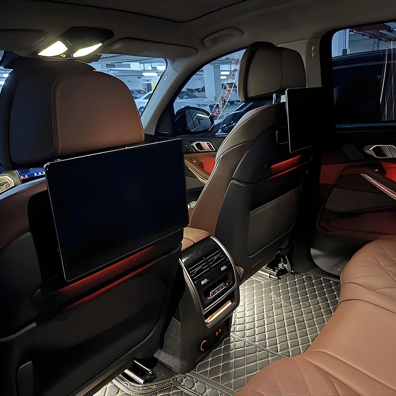For BMW 7 Series I7 X7 2023 2024 2025 Car Accessories Rear Seat Interface Pad Holder Phone Magnetic Stand Mount Trim