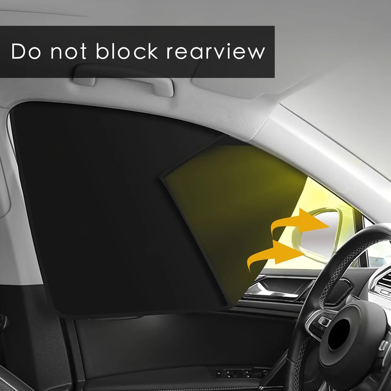 100% Blackout Car Sunshades | Magnetic UV Protection for Front Rear Side Windows lifestyle view