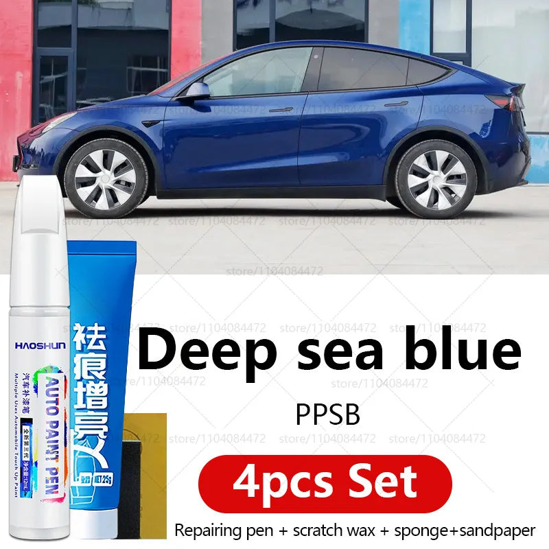 Car Paint Repair Pen For Tesla Model X Y S 3 | 4PCS Scratch Repair Kit additional angle