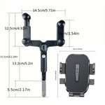 Lcars Car Phone Holder, Car Rearview Mirror Mount, Phone Navigation Suspension Support Bracket, Secure Grip to Prevent Shaking