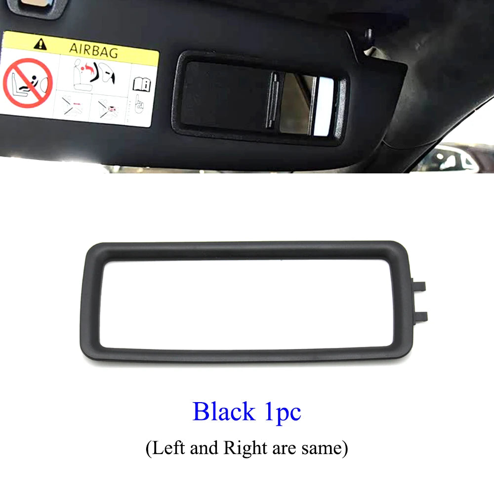 Car Inner Left Right Sun Visor Mirror Holder Outer Panel Makeup Cosmetic Cover  For Porsche Panamera 970 2010-2016 970731031AY1