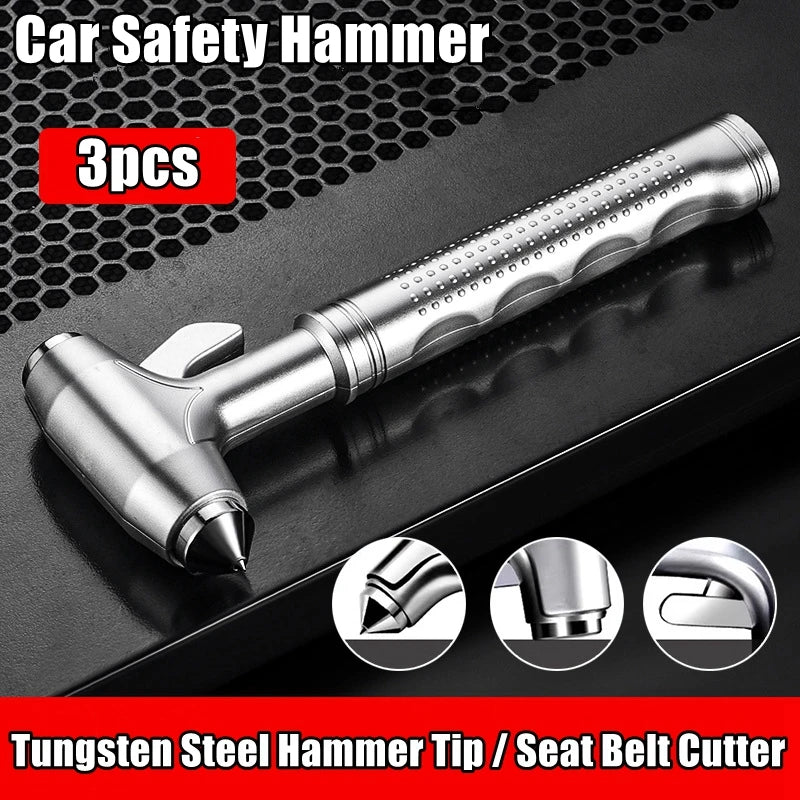 Car Safety Hammer Car Window Breaker Emergency Hammer Seat Belt Cutter Suitable for Car detail view