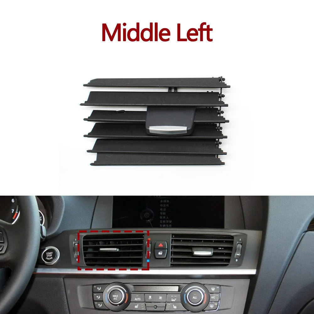 LHD RHD Front Central Left Right Air Conditioning AC Vent Grill Outlet Tab Clip Repair Kit For BMW X3 X4 F25 F26 2011-2018