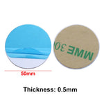 10pcs Silver Magnetic Metal Plates for Car Phone Holder | Universal Iron Sheet Mount alternate view