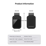 Car Carbon Fiber Eyeglass Clip Multifunctional Car Sunglasses Frame Ticket Clip Horizontal Sunshade Sunglasses Storage Product
