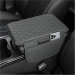 Upgraded Microfiber Leather Car Center Console Armrest Cover Cushion | with 2 Storage Bags | Universal for Most Cars