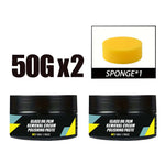 Car Glass Polish Coating Kit for Windshield Oil Film Removal Paste Car Glass Water Repel detail view