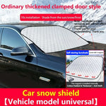 Universal Front Car Snow Frost Cover | Windshield Outdoor Waterproof Winter Automobiles Exterior Pro