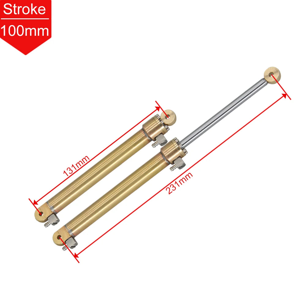 10mm Outer Diameter Small Hydraulic Cylinder 14/20/30/45/60/80/100mm Stroke for 1/16 alternate view