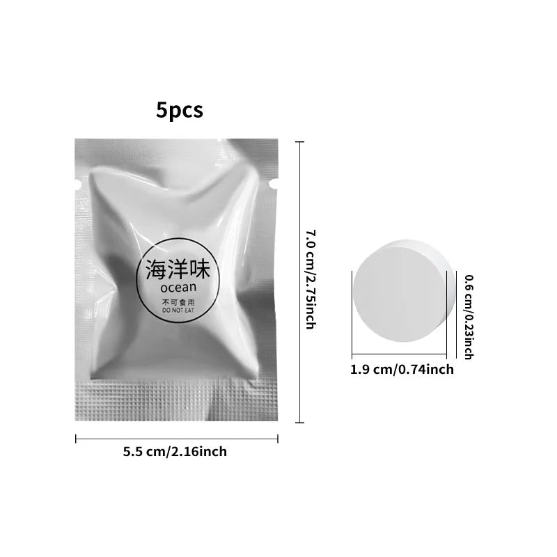 Car Air Freshener Refill Tablets | Ocean Scent Solid Fragrance for Vents lifestyle view