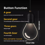 Retro Small Bulb LED Car Hanging Ornament | Interior Ambient Lighting