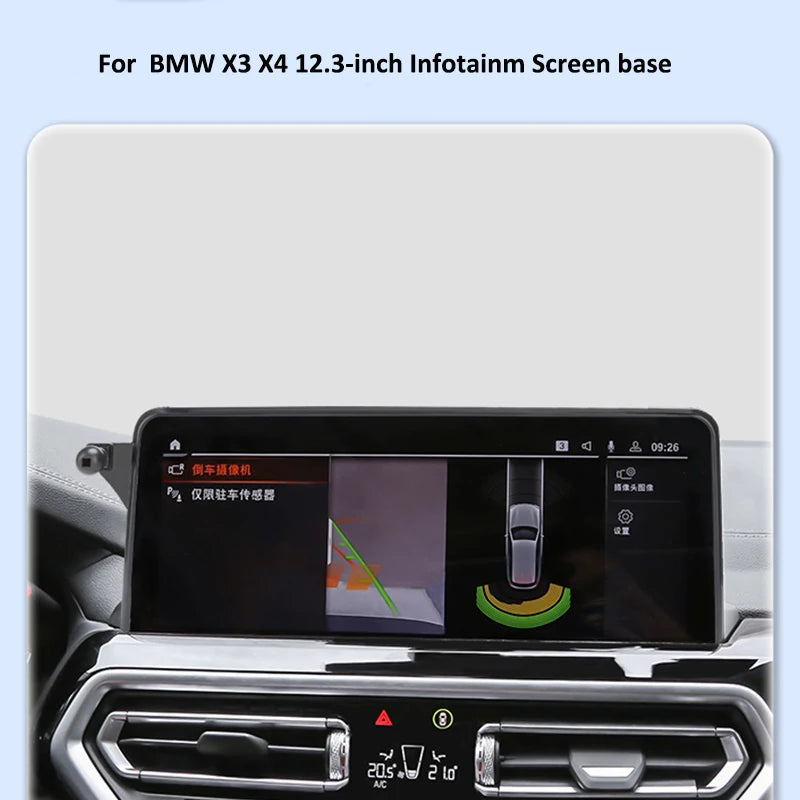Car Phone Holder Screen Mount Dedicated Base In Car Mobile Support For BMW X3 ix3 X4 G01 G02 Portable Navigation Phone Holder
