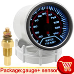 52mm Car Gauge Set Water Temp Boost Oil Pressure Voltmeter Tachometer | Universal 1 additional angle