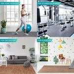 EVA Foam Puzzle Floor Mat | Interlocking Tiles for Home Gym and Kids lifestyle view