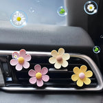 4pcs Car Outlet Vent Perfume Clips Candy-colored Flower Car Air Freshener Air Conditioning Outlet Incense Car Accessories