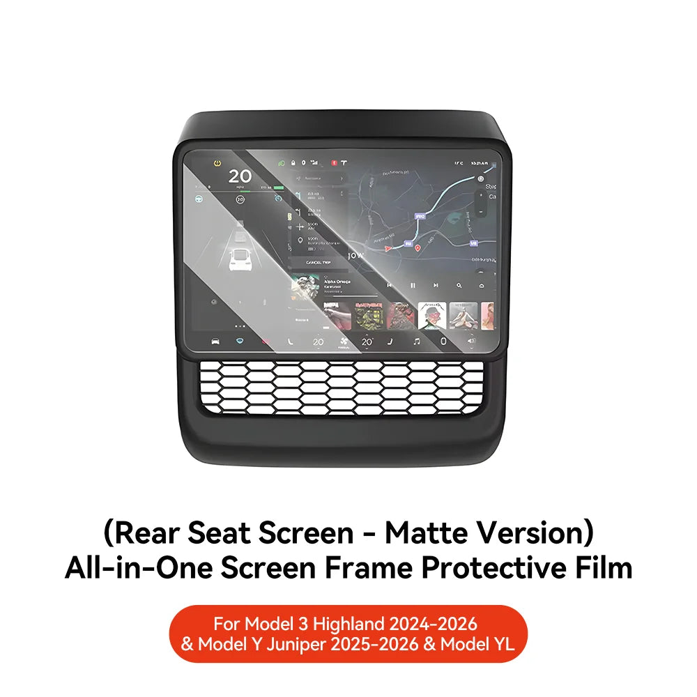 Tesla Model 3 & Model Y Rear Center Console Air Vent Dust Cover | Interior Protection alternate view
