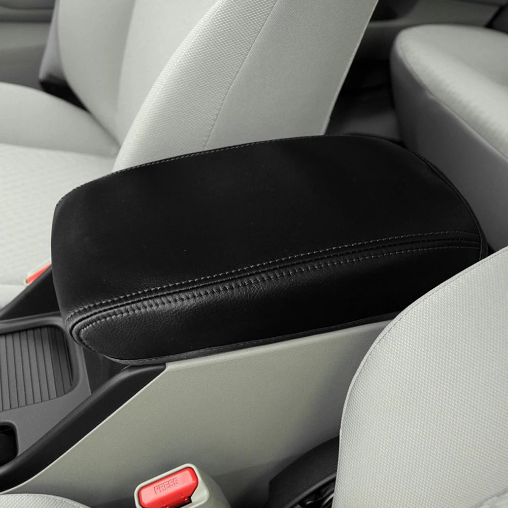 Car Microfiber Leather Armrest Box Cover Center Console Lid Cover Interior Accessories For Honda Civic 9th Gen 2012 - 2015