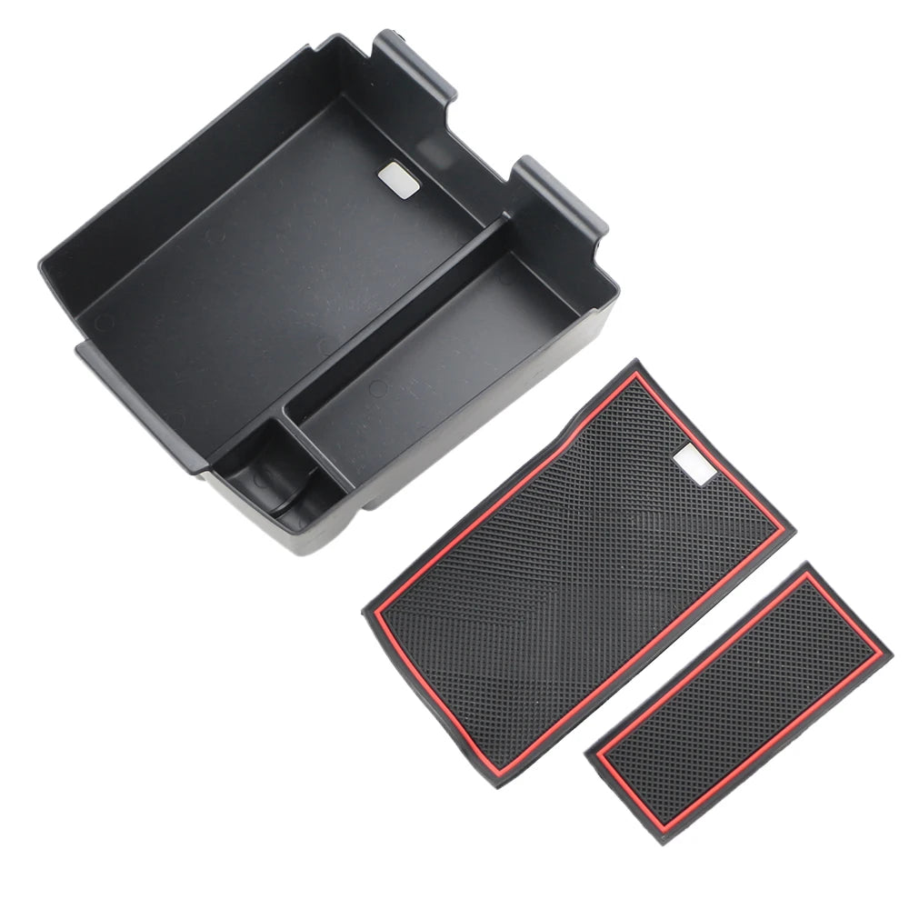 For Hyundai Tucson 2025 2026 Armrest Storage Box Center Console Organizer Tray Plate Container Car Interior Accessories
