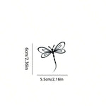 Dragonfly Mirror Stickers, Dragonfly Lovers Car Stickers, Dragonfly Stickers, Sun Visor Mirror Stickers