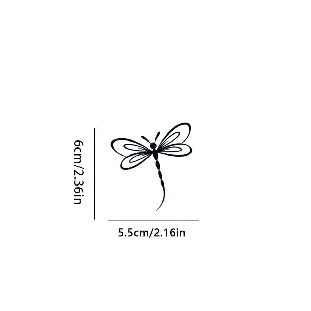 Dragonfly Mirror Stickers, Dragonfly Lovers Car Stickers, Dragonfly Stickers, Sun Visor Mirror Stickers