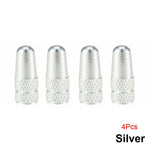 4Pcs/Set Aluminum Alloy Road MTB Track Racing Bike Tube Tyre Bicycle Tire Wheel French close-up view