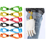 HOT Plastic Glove Clip Hanger Safety Glove Holder Working Gloves Clips Work Clamp Safety Work Glove