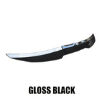 New Style Universal 3pcs Sedan Rear Trunk Tail Rear Wing Spoiler 117-127cm Adjustable alternate view