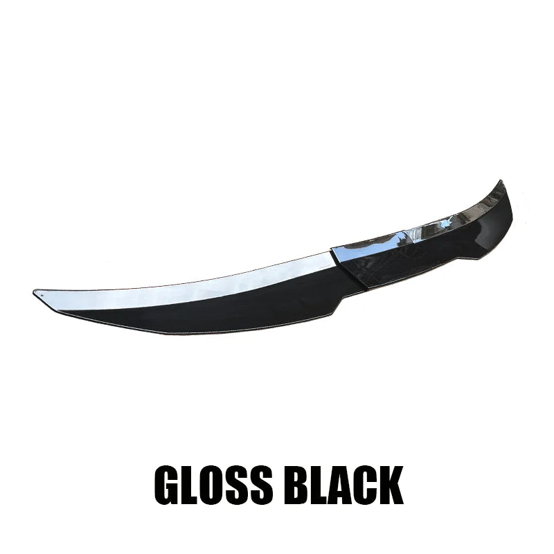 New Style Universal 3pcs Sedan Rear Trunk Tail Rear Wing Spoiler 117-127cm Adjustable alternate view
