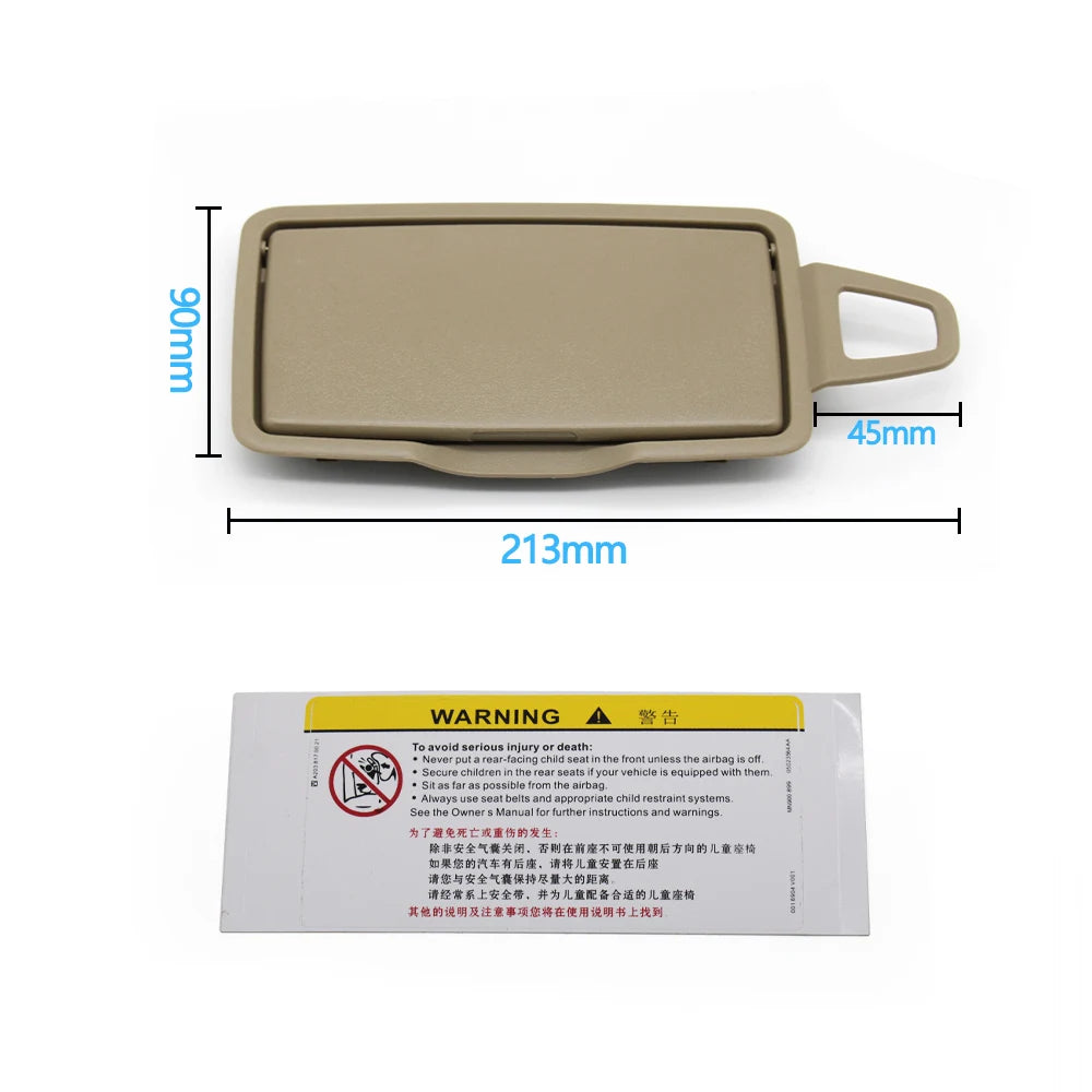 W166 W292 Car Sun Shade Visor Makeup Cosmetic Mirror Cover For Mercedes Benz ML GL GLE GLS Class ML300 ML350 ML400 GL350 GL400