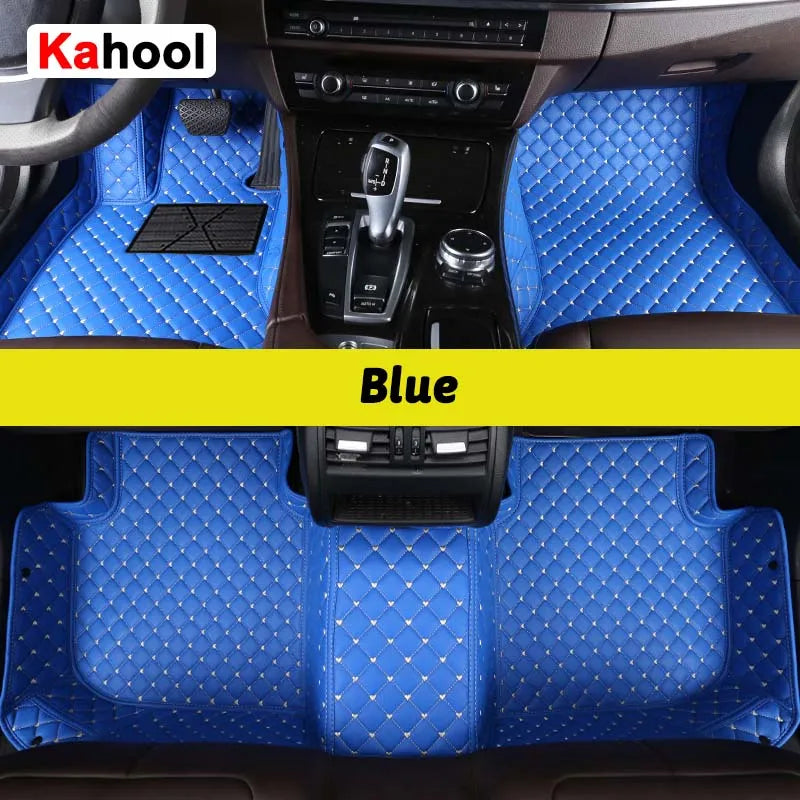 KAHOOL Custom Car Floor Mats For BMW 3GT Gran Turismo F34 2012-2023 Auto Carpets Foot Coche Accessorie