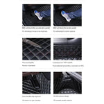 Custom 3D Car Floor Mats for Hyundai Santa Fe 5 Seat 2013-2023 2010-2012 Azera 2011-2017 detail view