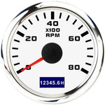52mm Tachometer with Hourmeter | 7 Color Backlight RPM Gauge for Car Boat lifestyle view