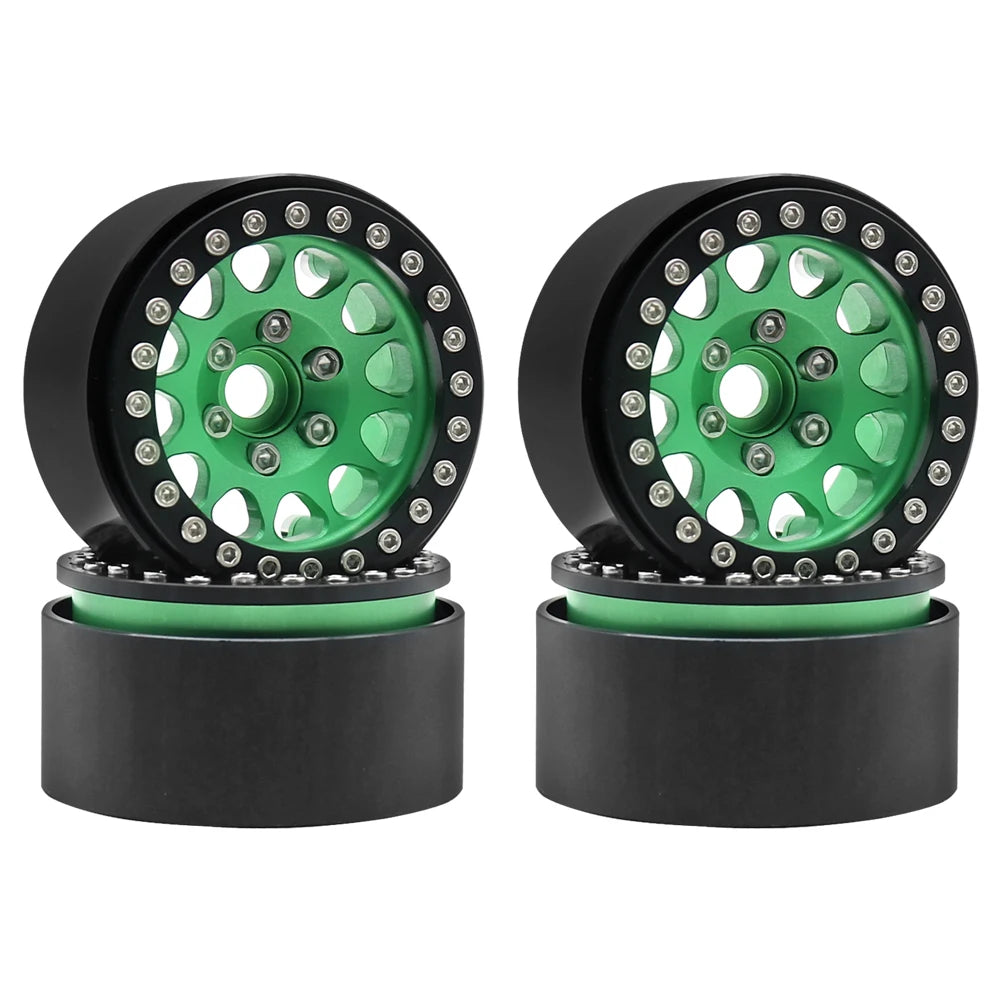 Metal 1.9 Beadlock Wheel Rim Hub for 1/10 RC Crawler D90 lifestyle view