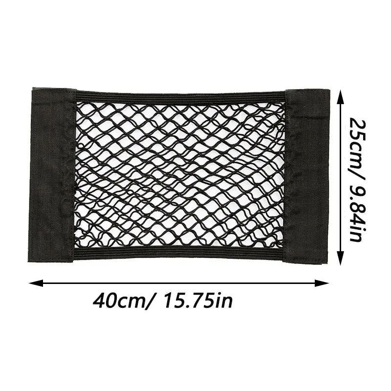 1 Universal Car Storage Bag Dual-Layer Mesh Trunk Organizer | Integrated Car Storage Bag detail view