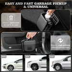 Mini Car Trash Can Hanging Storage Box ABS Side Door Built-in Trash Bag alternate view