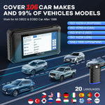 MUCAR VO6 Professional Car Diagnostic Tools Full System Diagnose 28 Resets Life Free Update Obd2 Scanner Auto VIN Code Reader