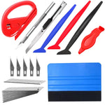 Car Film Wrapping Tool Kit Window Tinting Tools Vinyl Wrap Felt Squeegee Wrap Stick Vi close-up view