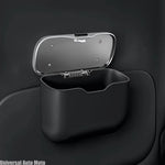 Multifunctional Car Trash Can with Lid Button, Hanging Storage Bin alternate view